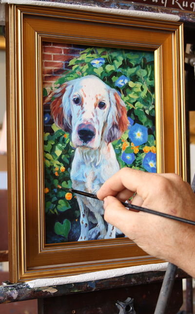 Portrait in Oil by Doug Rugh.